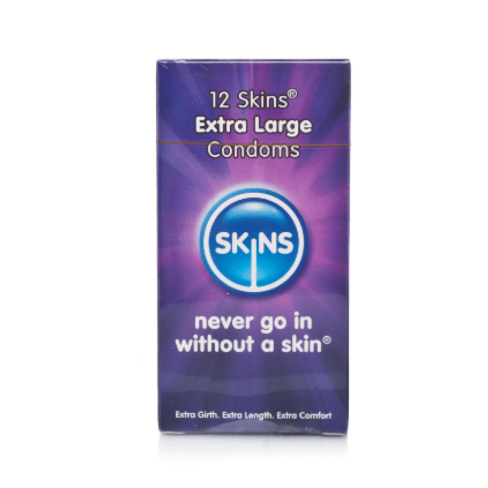 Skins Extra Large Lubricated Condoms 12Pcs
