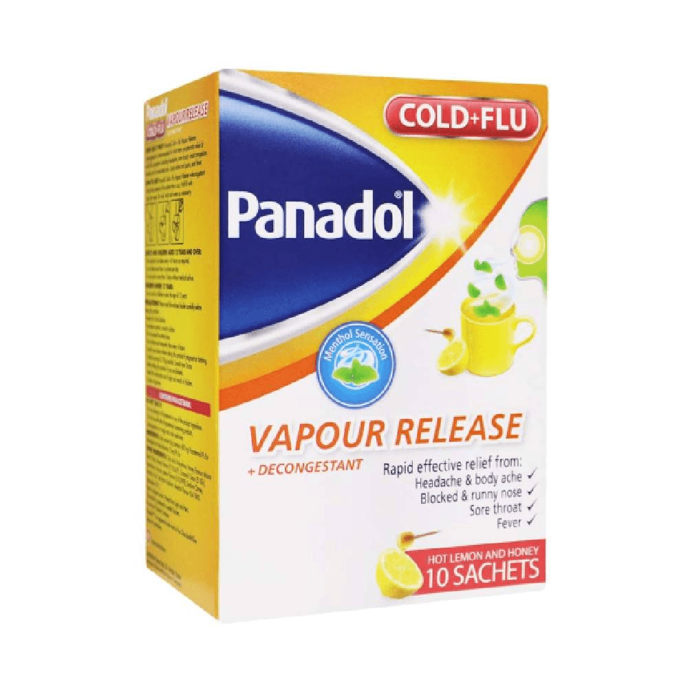 Panadol Lemon & Honey Decongestant Sachets 10's