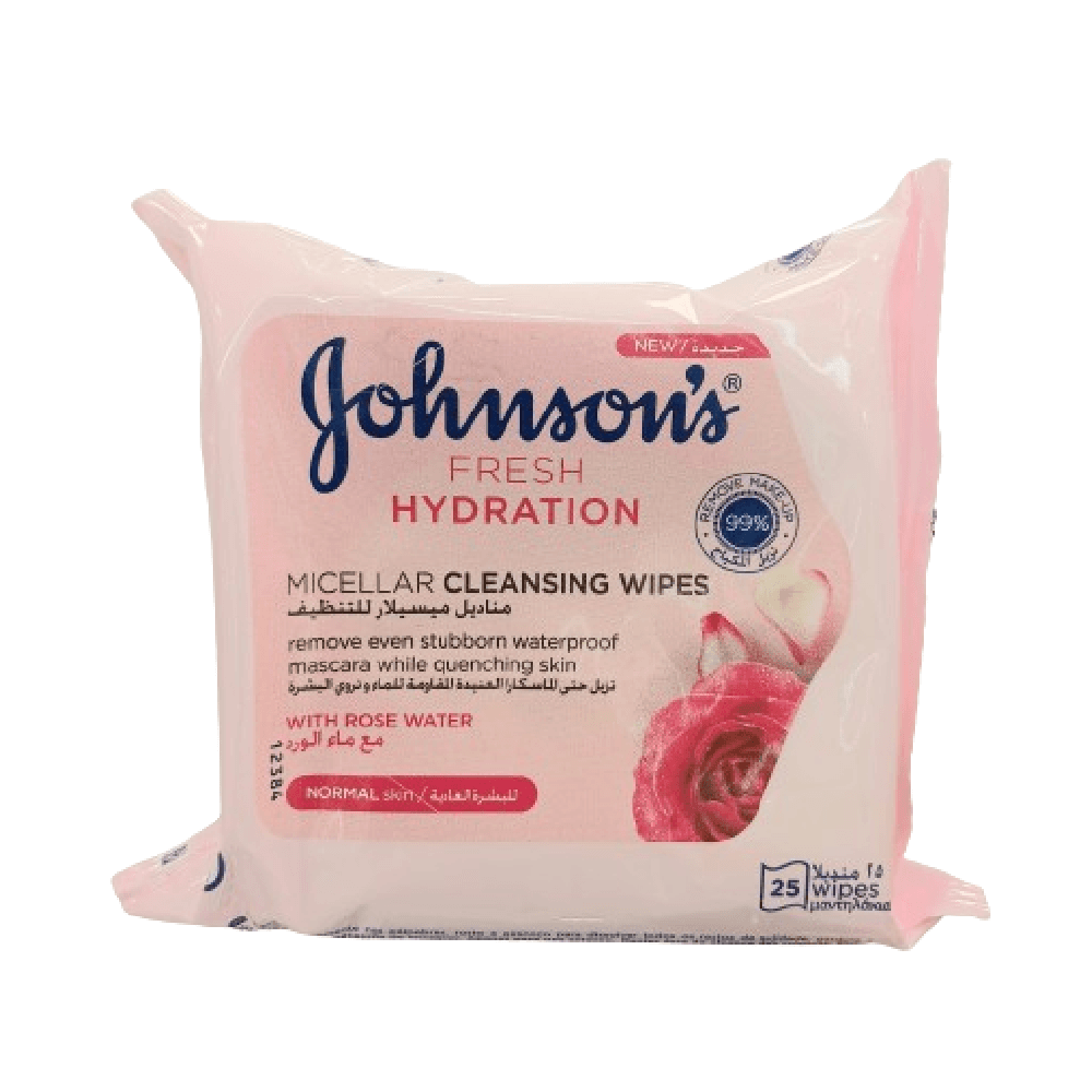 Johnson's Make Up Remover Wipes 25Pcs 