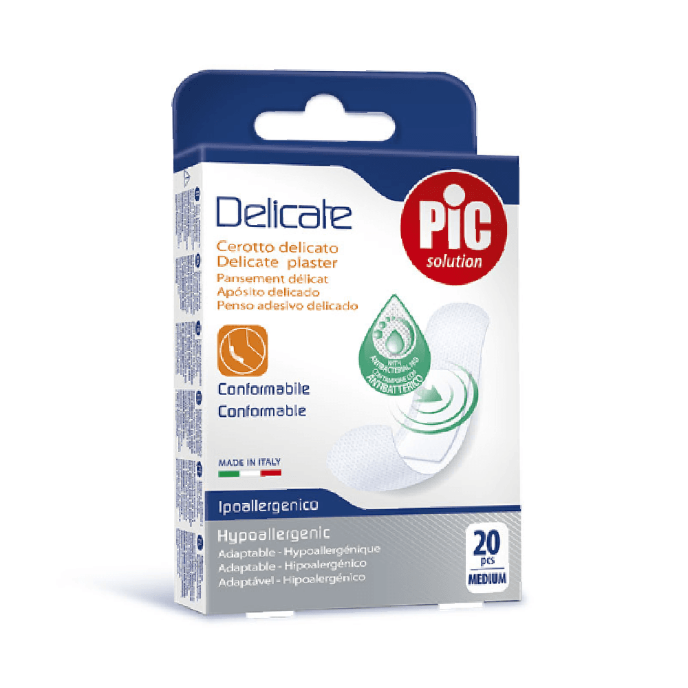 Pic Delicate Plaster With Antibacterial Pad 20's (ref-02024013)