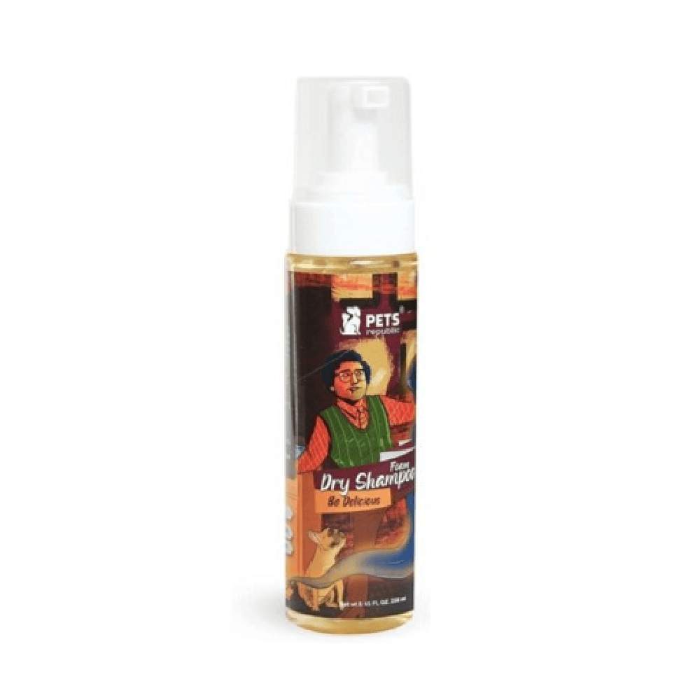 Pets Republic Foam Dry Shampoo Be Delicious For Dogs & Cats 250ml