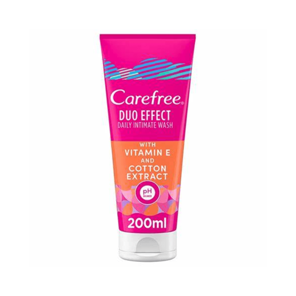 Carefree Daily Intimate Wash with Vitamin E & Cotton Extract 200ml