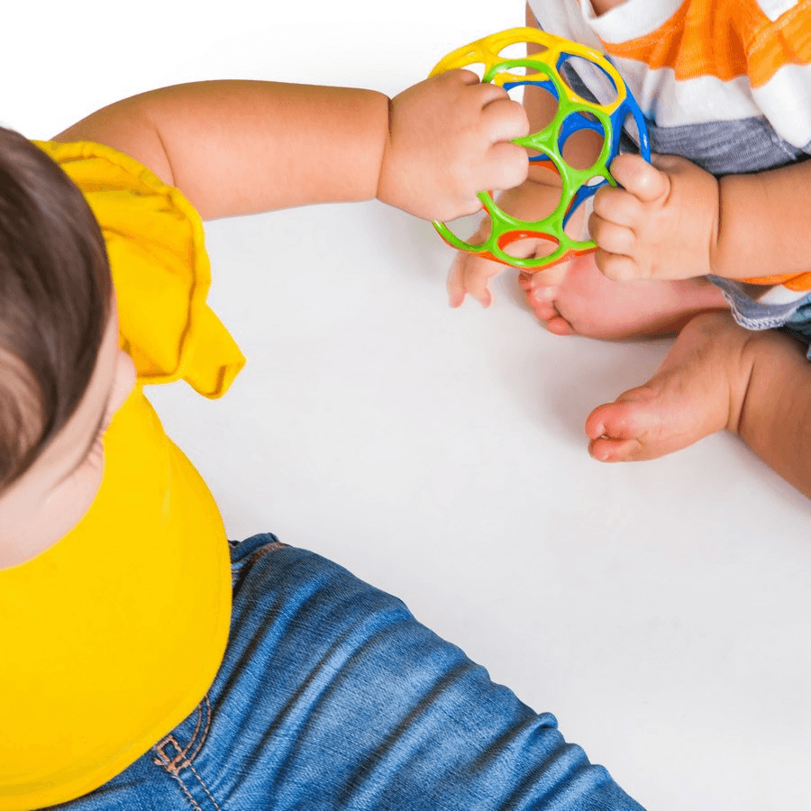 Bright Starts Oball Classic Easy Grasp Toy (Red/Blue/Green/Yellow)