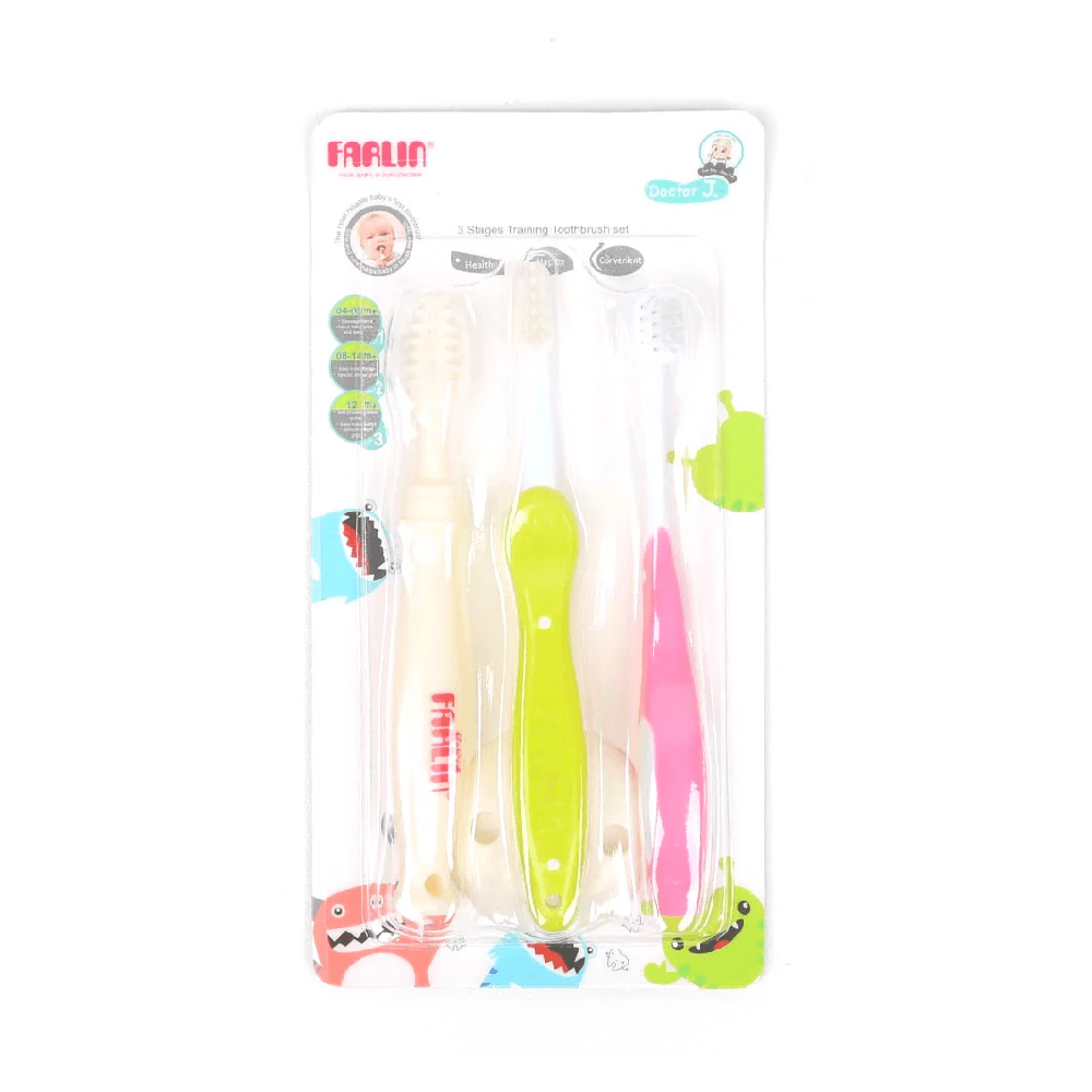 Farlin 3 Stage Training Toothbrush Set BF-118a