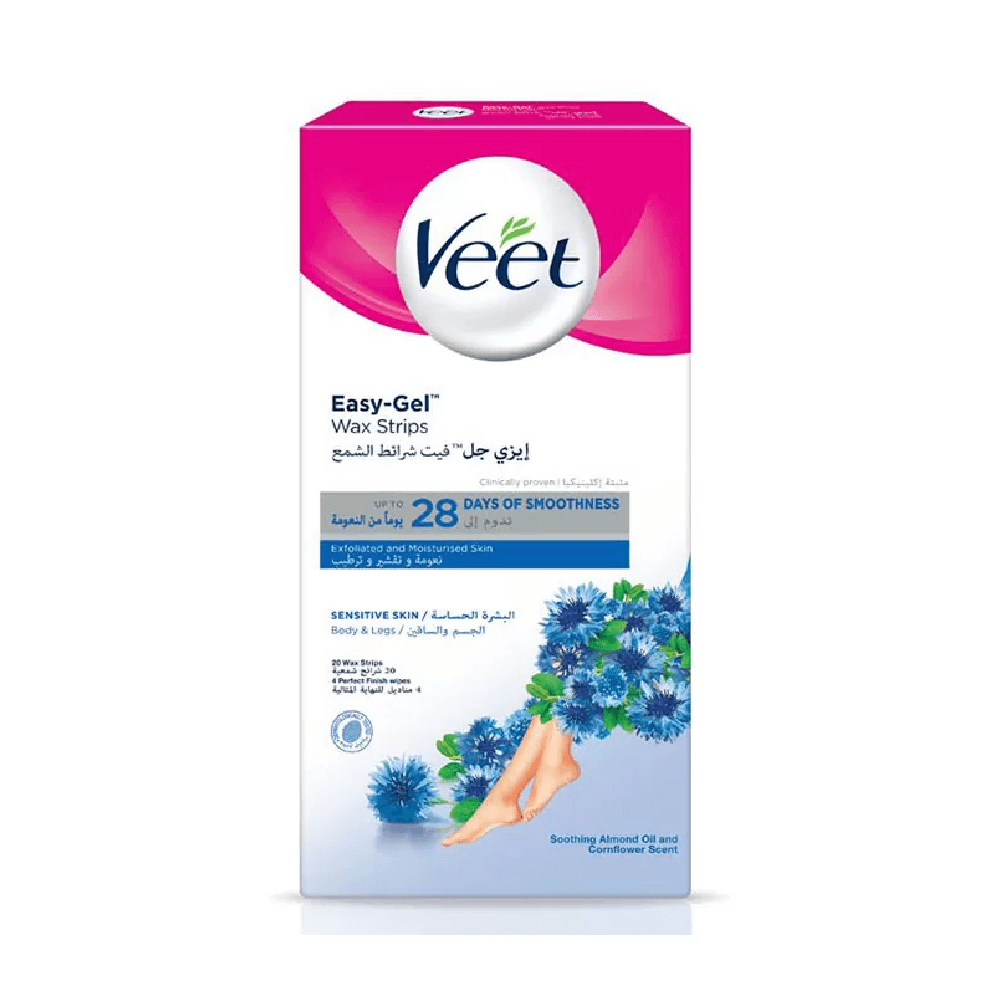 Veet Cold Wax Strips for Dry Skin 20Pcs