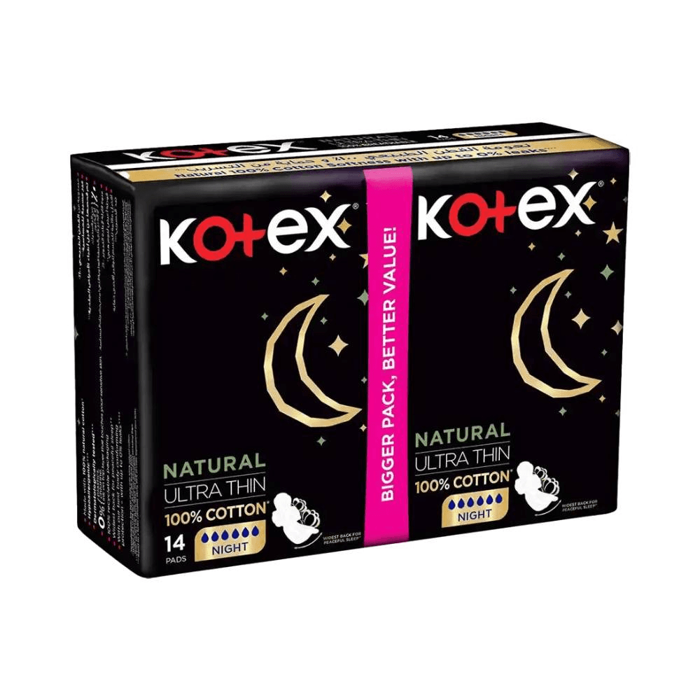 Kotex Natural Ultra Thin Night Pads 14Pcs