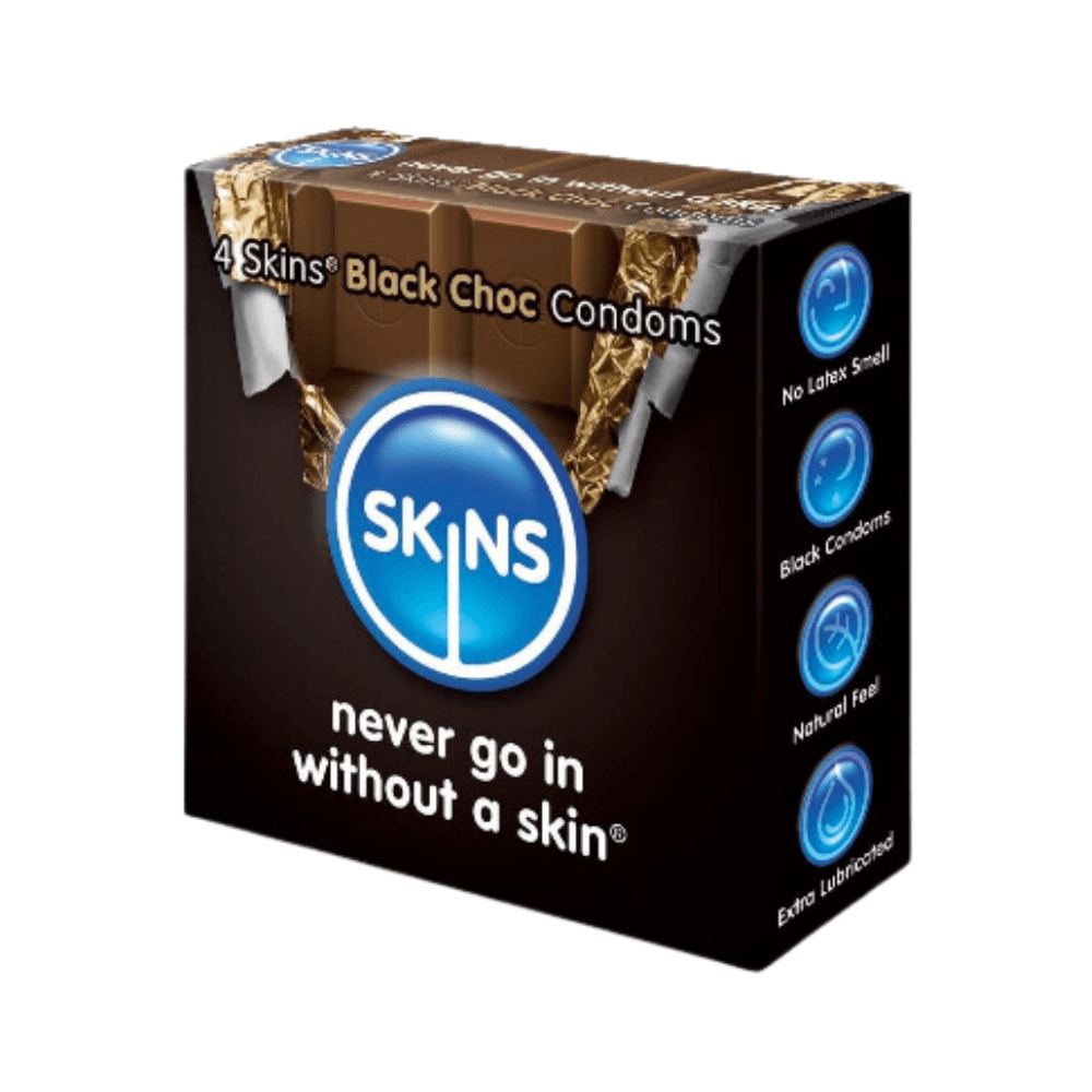 Skins Chocolate Flavoured Condoms 4Pcs