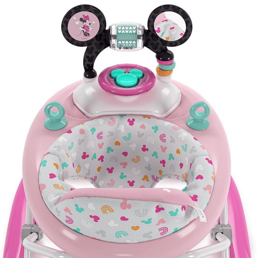 Bright Starts Minnie Mouse Tiny Trek Walker Forever Besties 2 In1 Walker