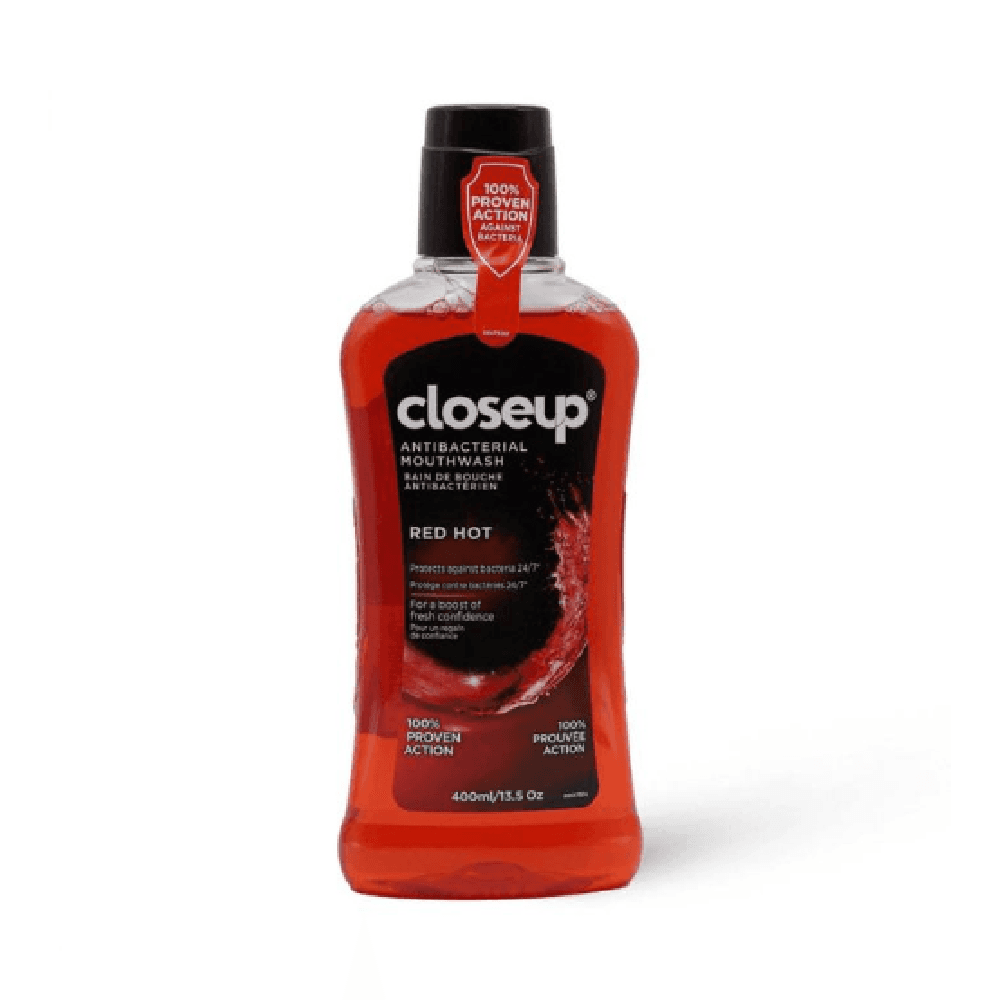 Closeup Anti-Bacterial Mouthwash Red Hot 400ml