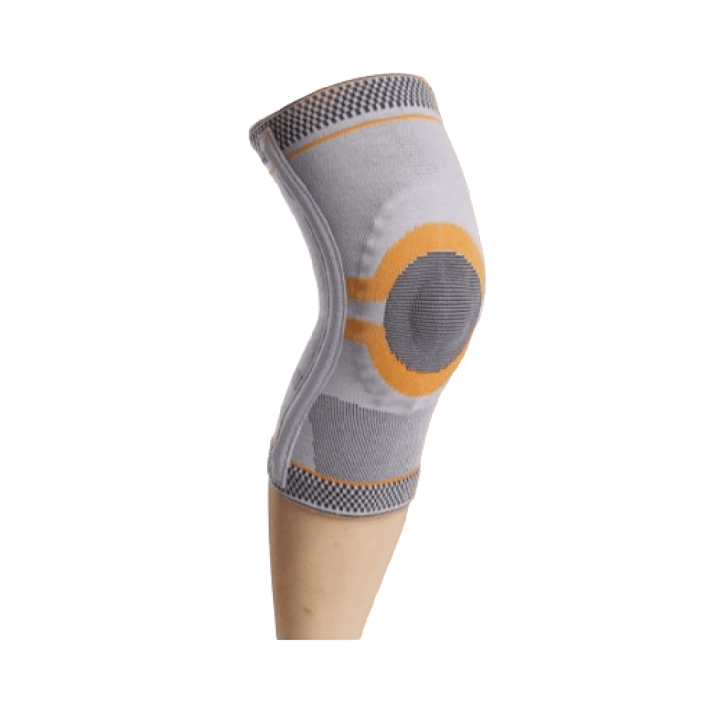 Superortho A7-025 Active Elastic Gel Pad Grey Knee Stabilizer Size Medium
