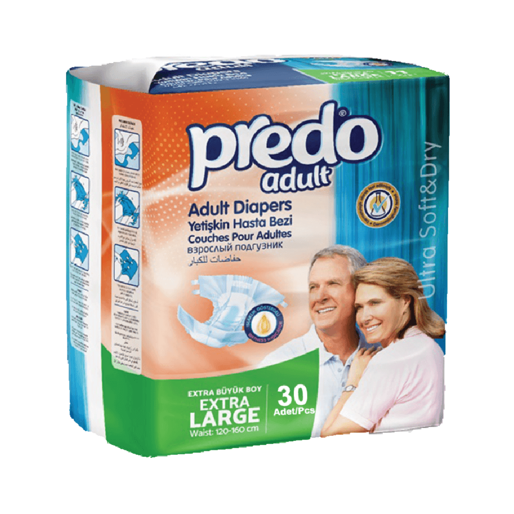 Predo Adult Diapers XL 30Pcs