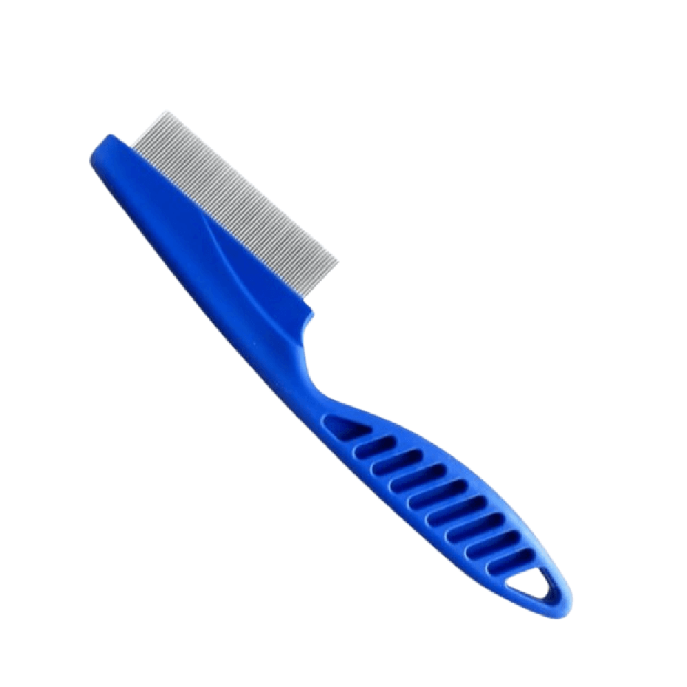 Flea Cleaning Haor Comb For Pets Blue Small