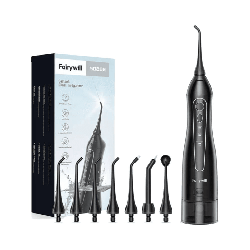 Fairywill Water Flosser/Oral Irrigator - Black