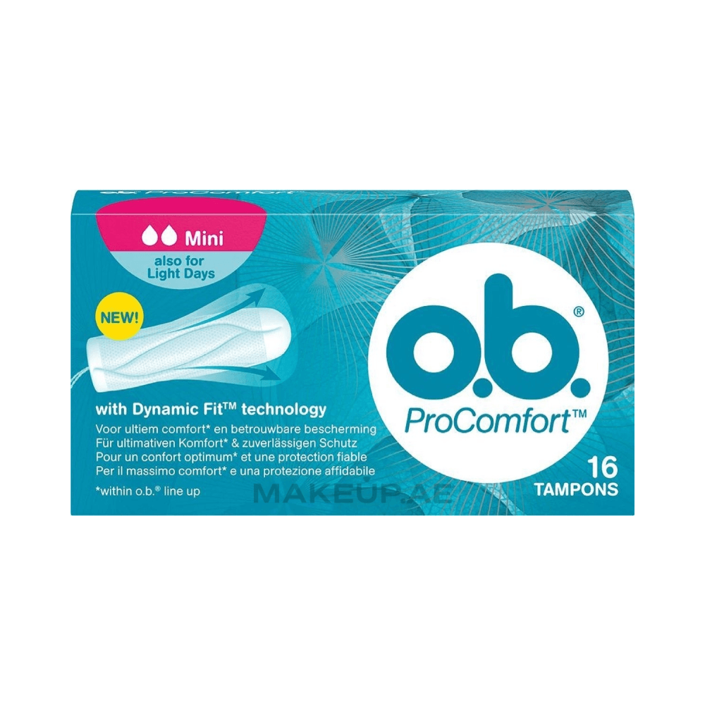 O.b Pro Comfort Mini Tampons 16Pcs