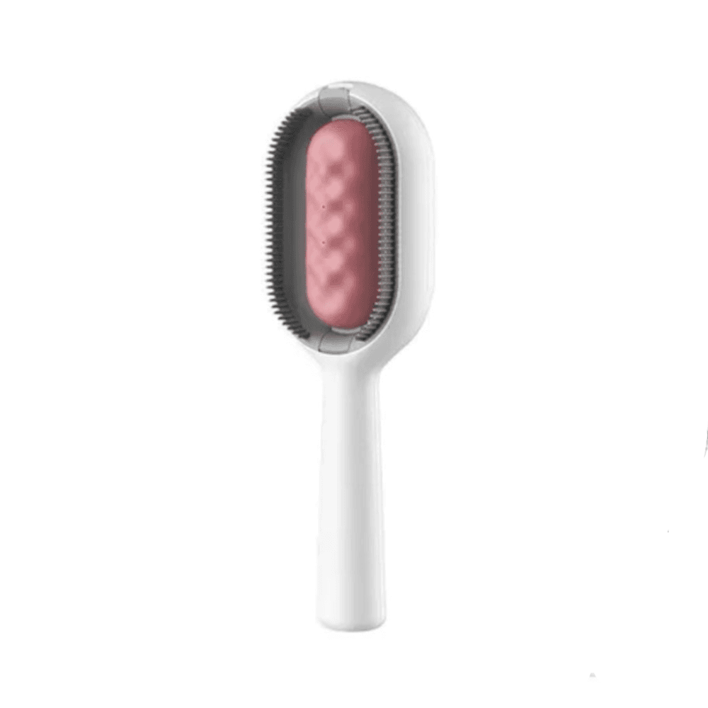 Double Sided Pet Comb With Water Tank For Pets Pink