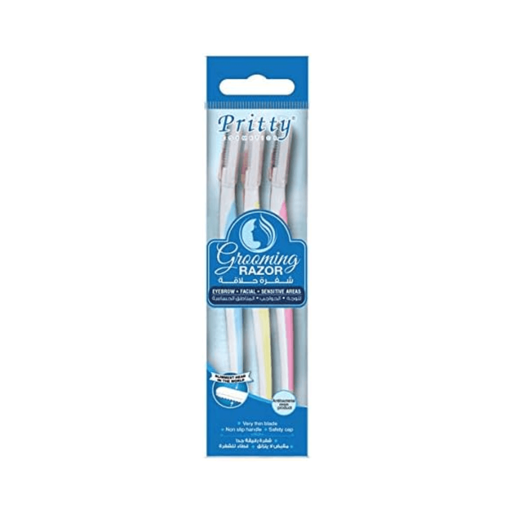 Pritty Grooming Razor For Sensitive Areas 3Pcs