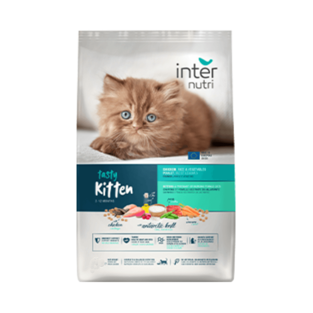 Inter Nutri Chicken & Rice Vegetables Kitten Dry Food 7.5kg