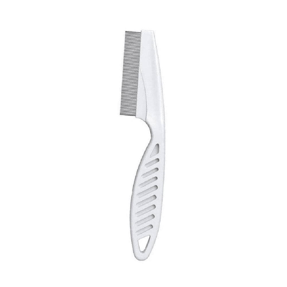 Flea Hair Cleaning Comb Small White