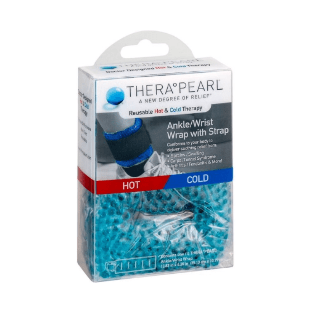 Thera Pearl Ankle Wrist Wrap with Strap