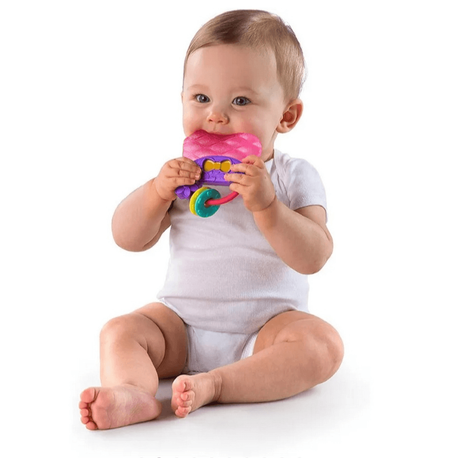 Bright Starts Tote & Teethe Rattle Teether Pack Of 2