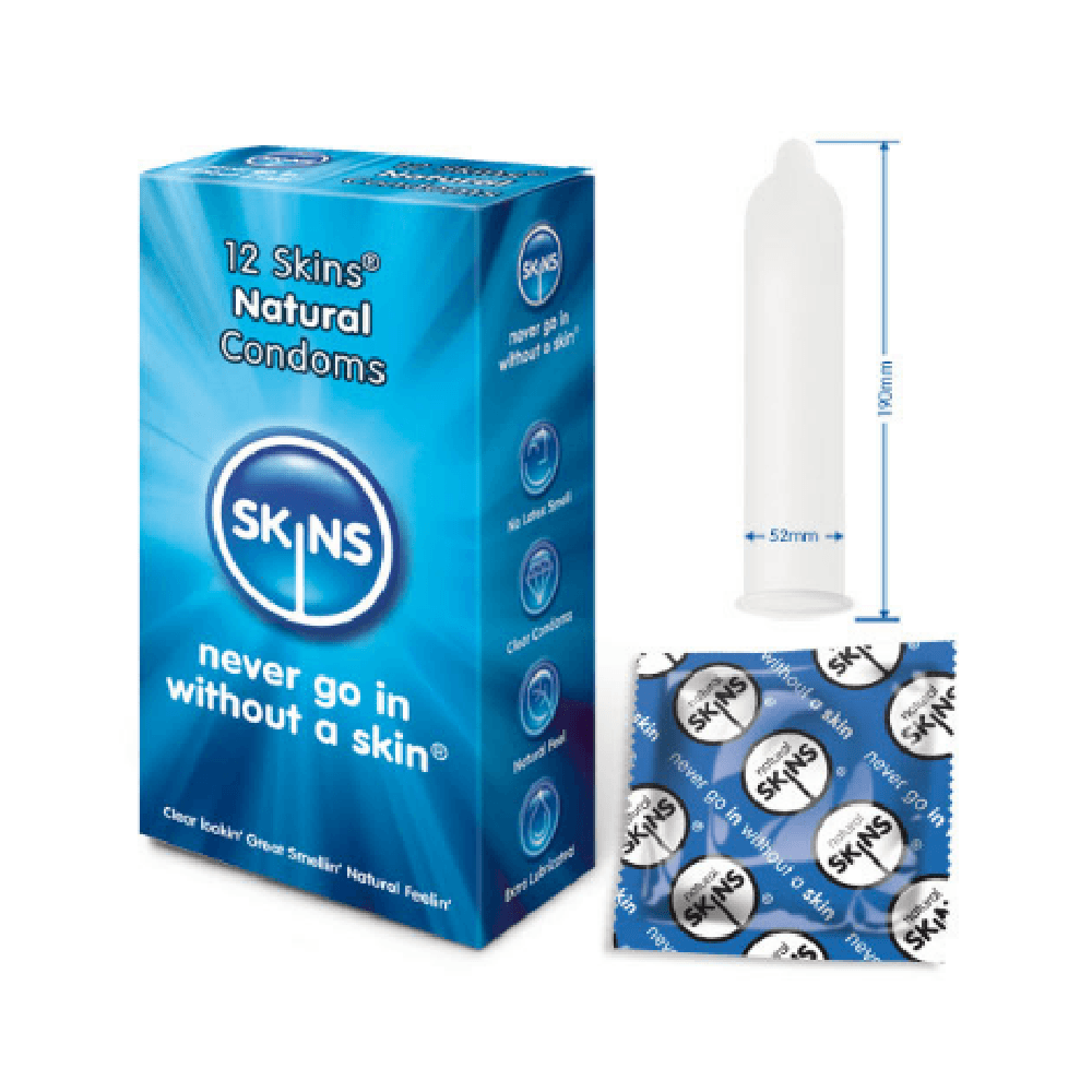 Skins Natural Condoms 12Pcs