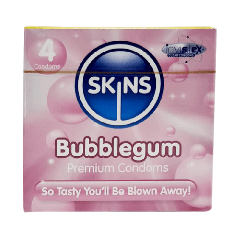 Skins Bubblegum Condoms 4Pcs