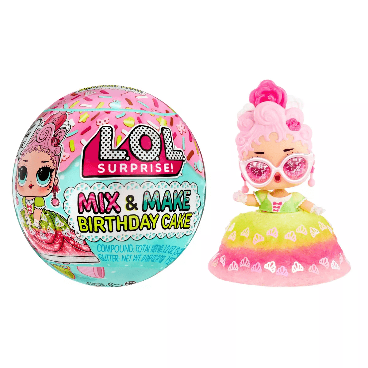 Lol Surprise Mix & Make Birthday Cake Tots Mystery Capsule