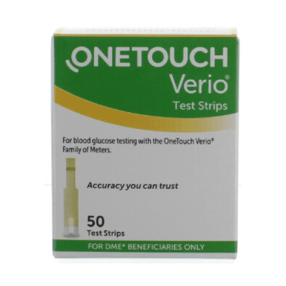 One Touch Verio Test Strips 50's