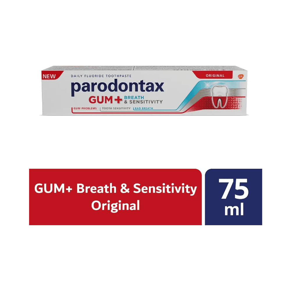 Parodontax Gum+Breath & Sensitive Original Toothpaste 75ml
