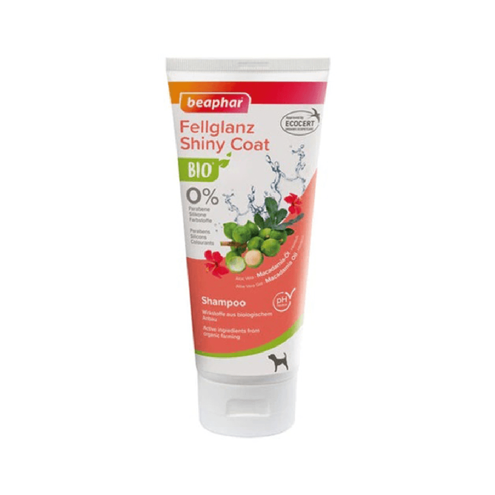 Beaphar Bio Shampoo Shiny Coat Macadamia For Dogs 200ml
