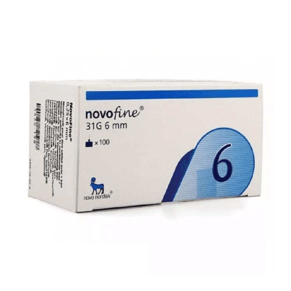 Novofine Pen Needles 31g 0.25 x 6mm 100's