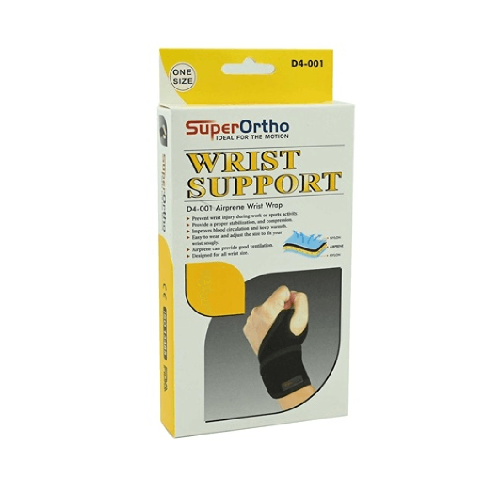 SuperOrtho D4-001 Airprene Wrist Support One Size