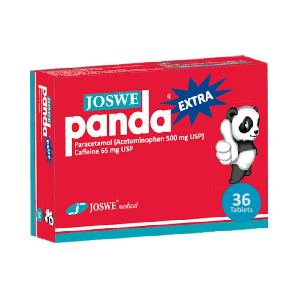 Joswe Panda Extra Caplets 500mg 36's