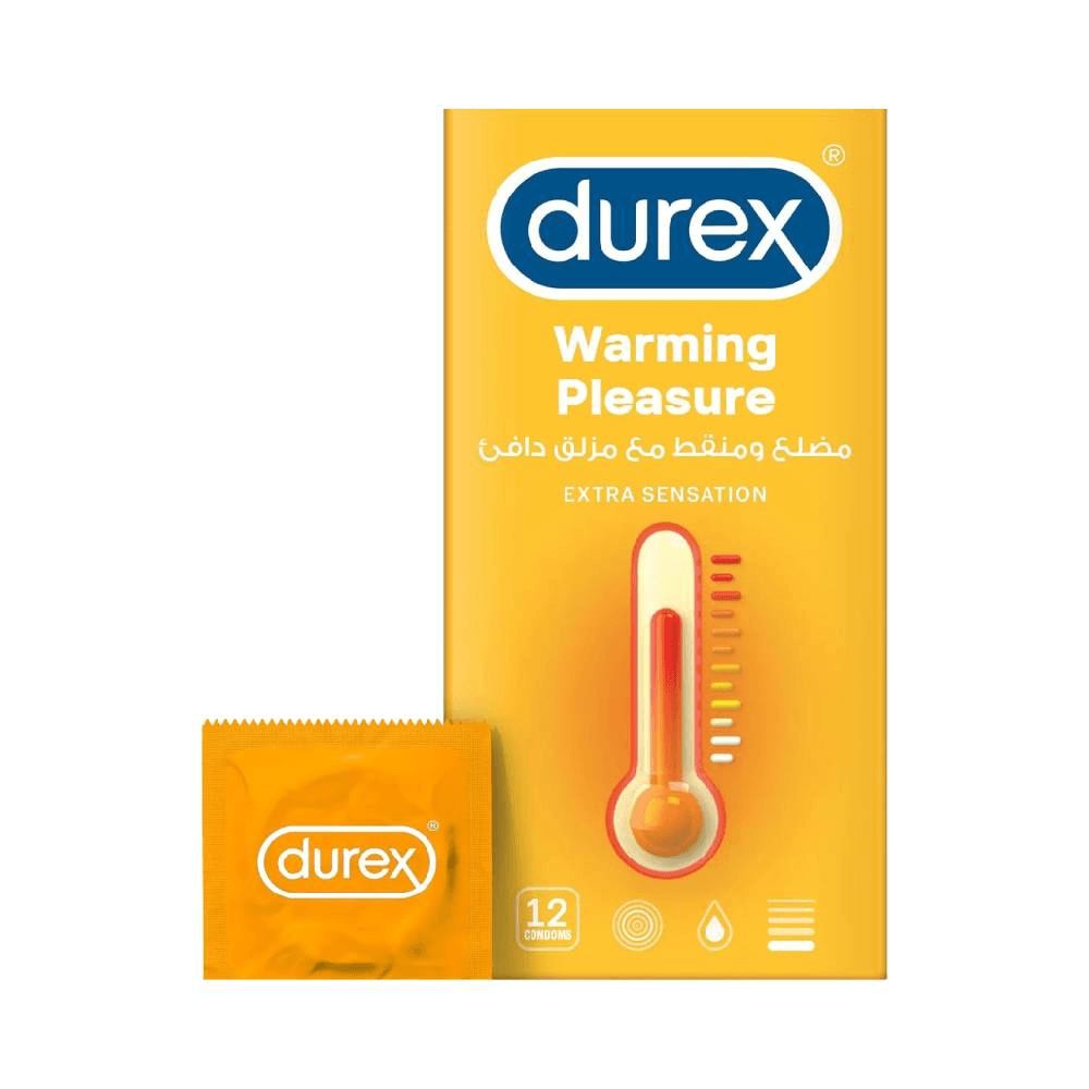 Durex Warming Pleasure Condoms 12Pcs