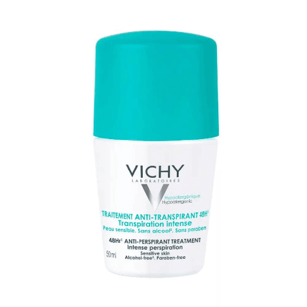 Vichy Anti Transpirant Intense Treatment 48 Hour Roll On 50ml Green
