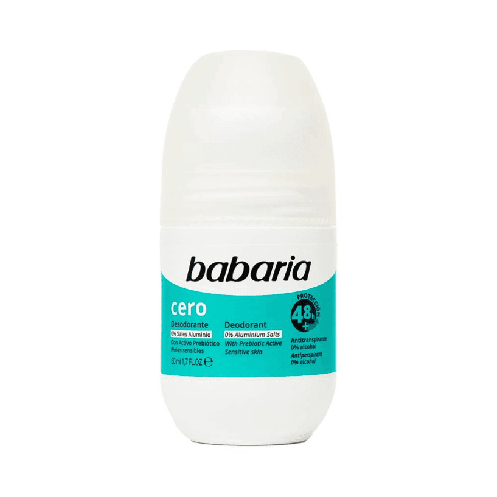 Babaria Aluminium Free Cero Deodorant Roll on For Sensitive Skin 50ml