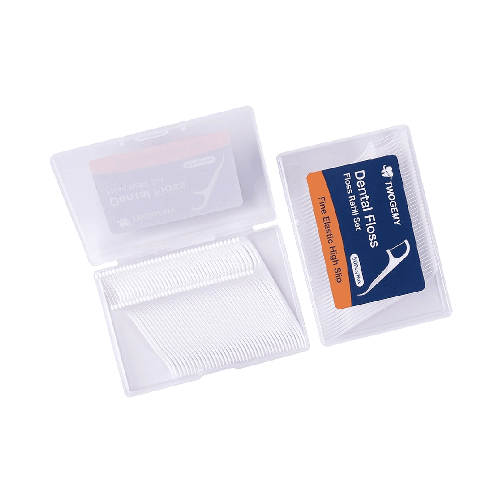 Oral Health Fine Slip Dental Floss 50Pcs
