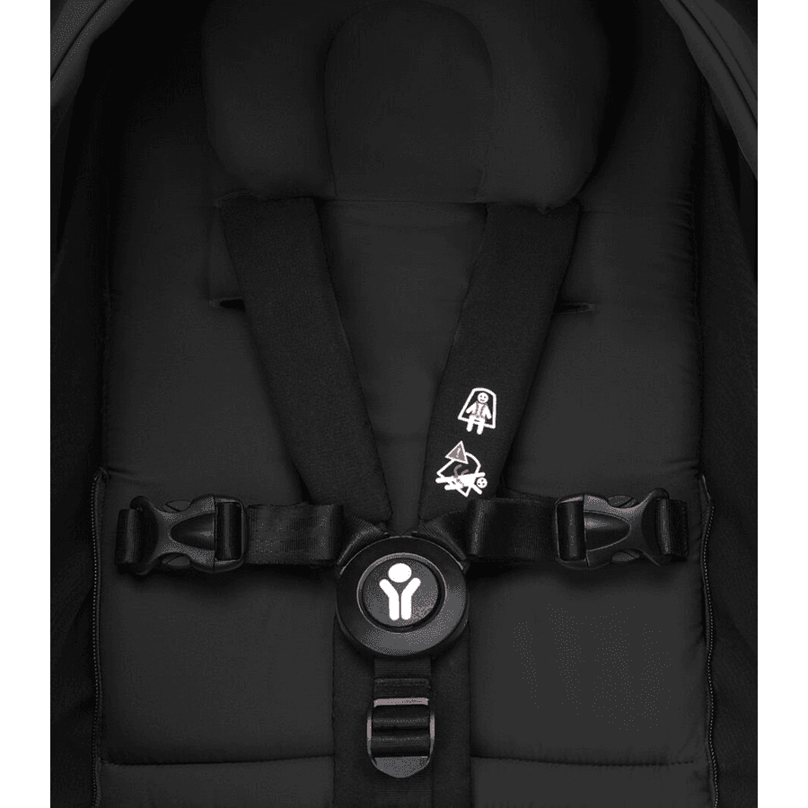 Stokke Yoyo3 0+ Stroller - Black Frame With Newborn Pack 0+ (Black)
