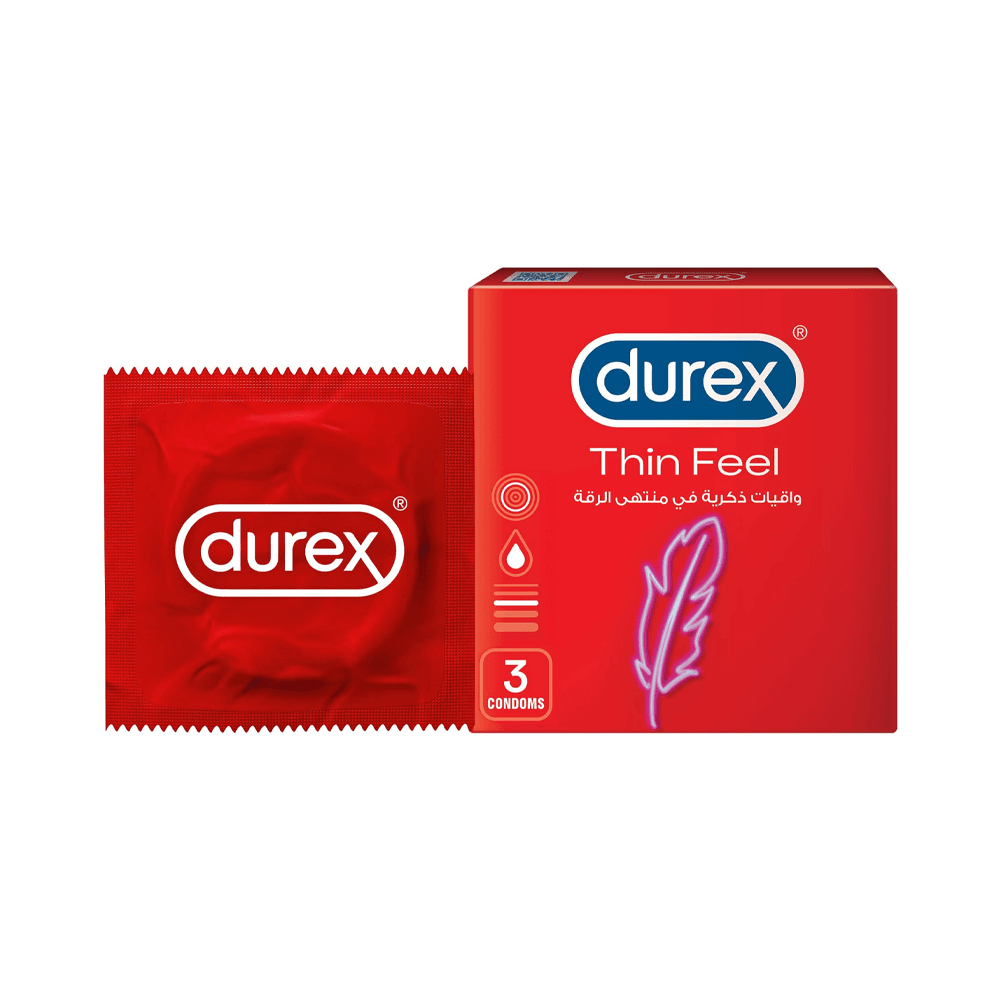 Durex Feel Thin Condoms 3Pcs