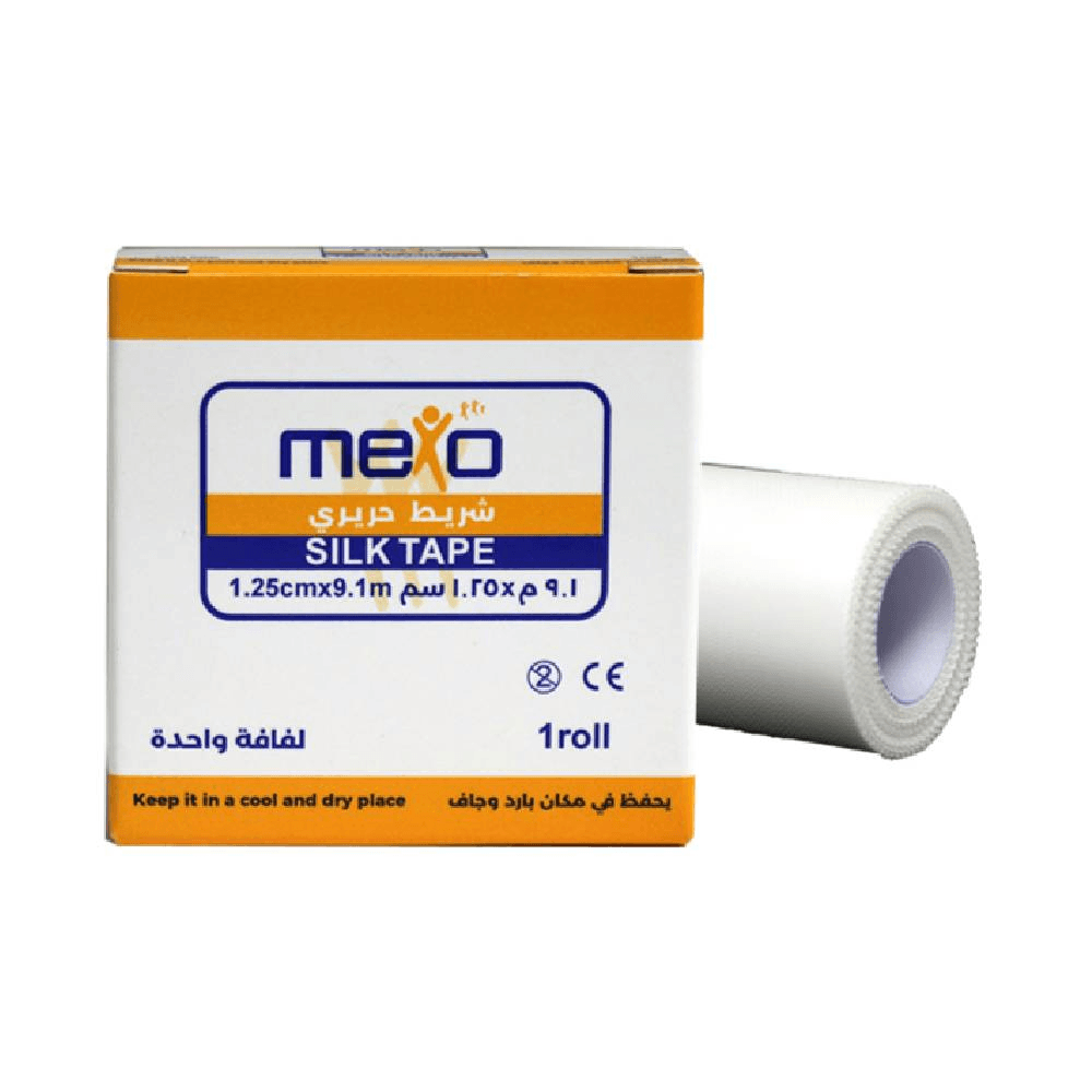 Mexo Silk Tape 1.25cm x 9.1m - 1 Roll