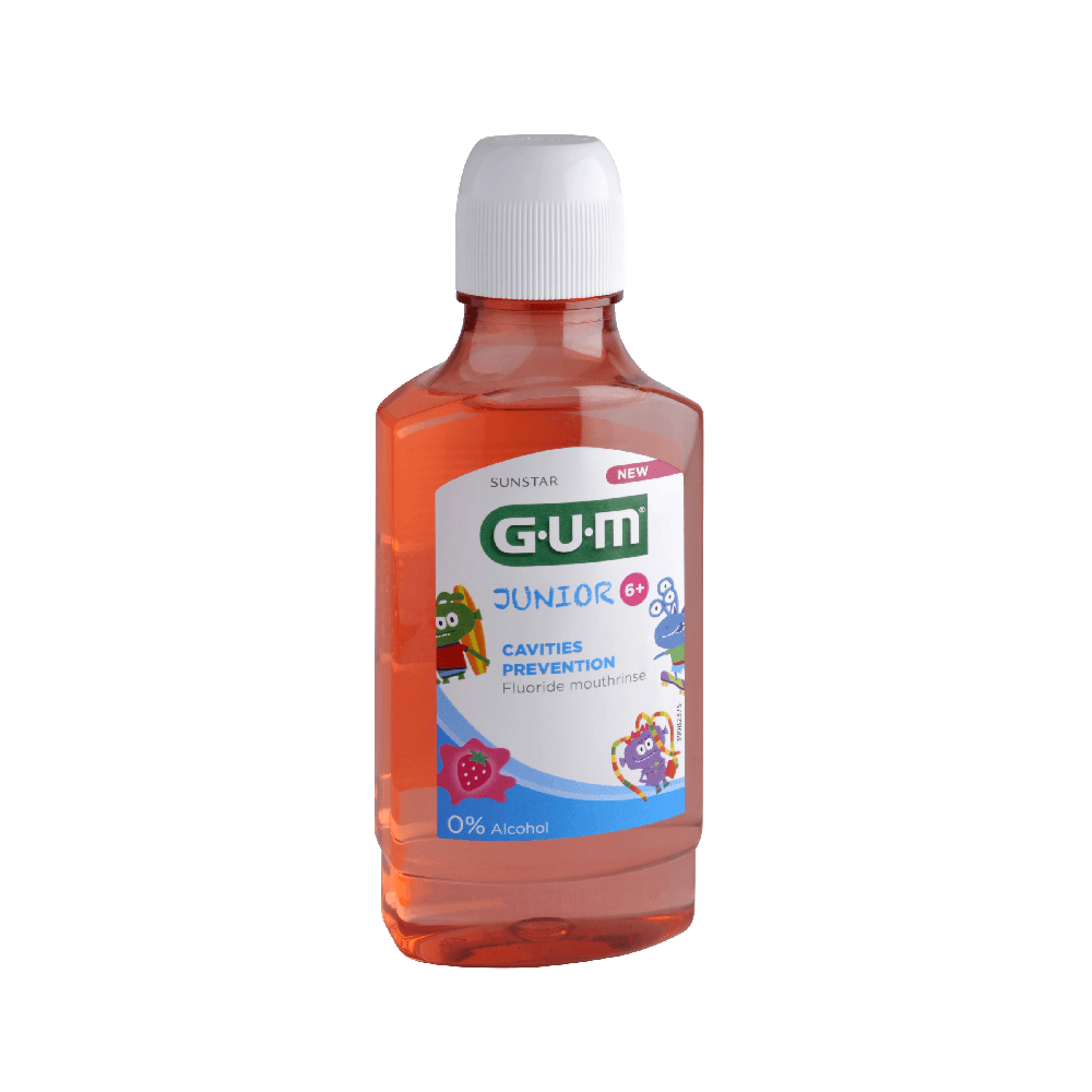 Gum Junior Cavities Prevention Mouthwash for 6+ Years