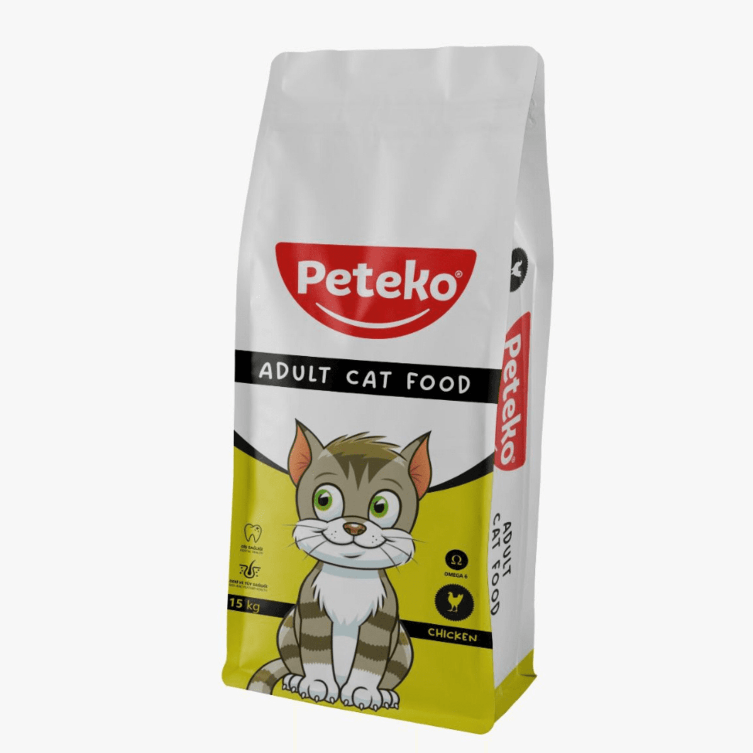 Peteko Adult Cat Food Chicken 15Kg