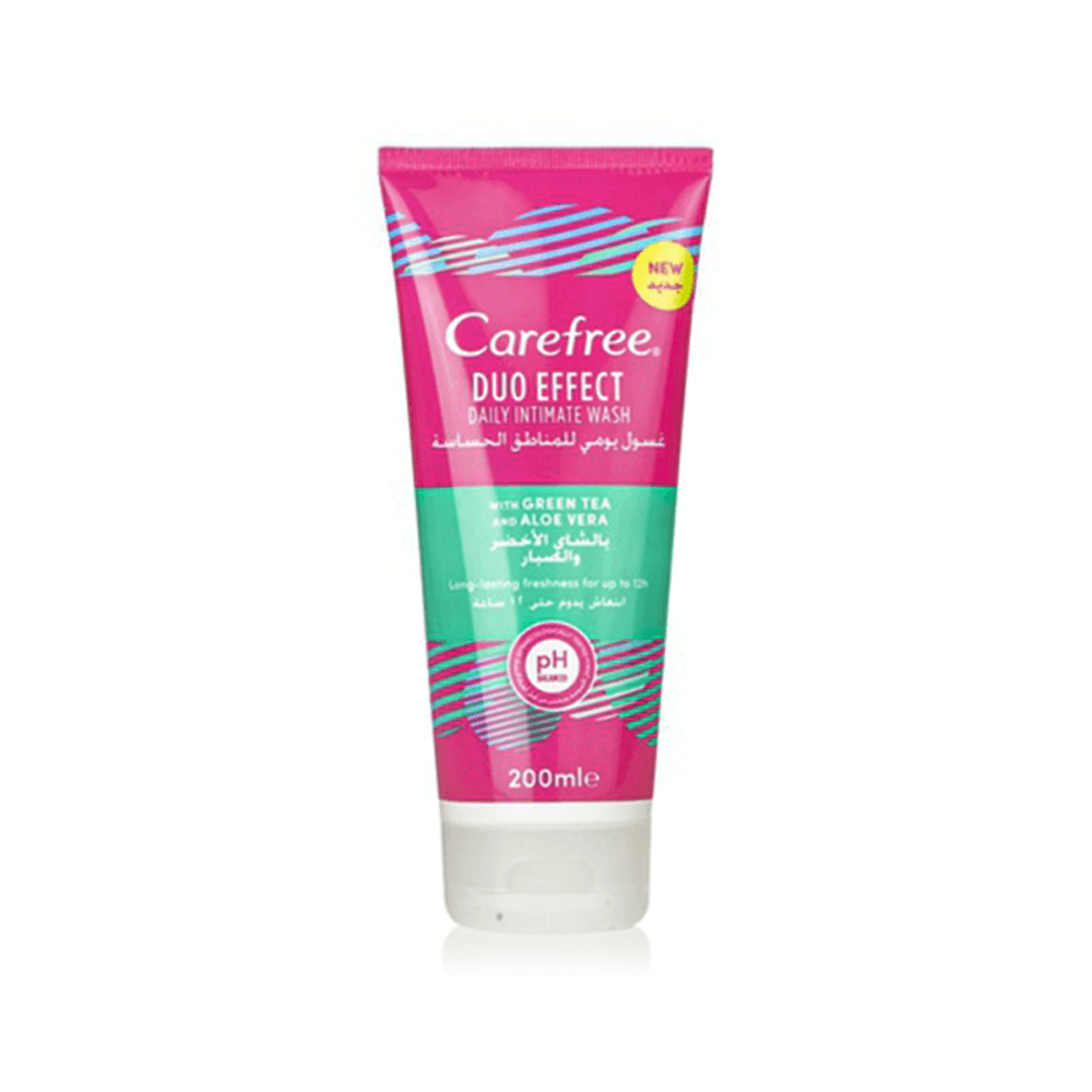 Carefree Daily Intimate Wash with Green Tea & Aloe Vera 200ml