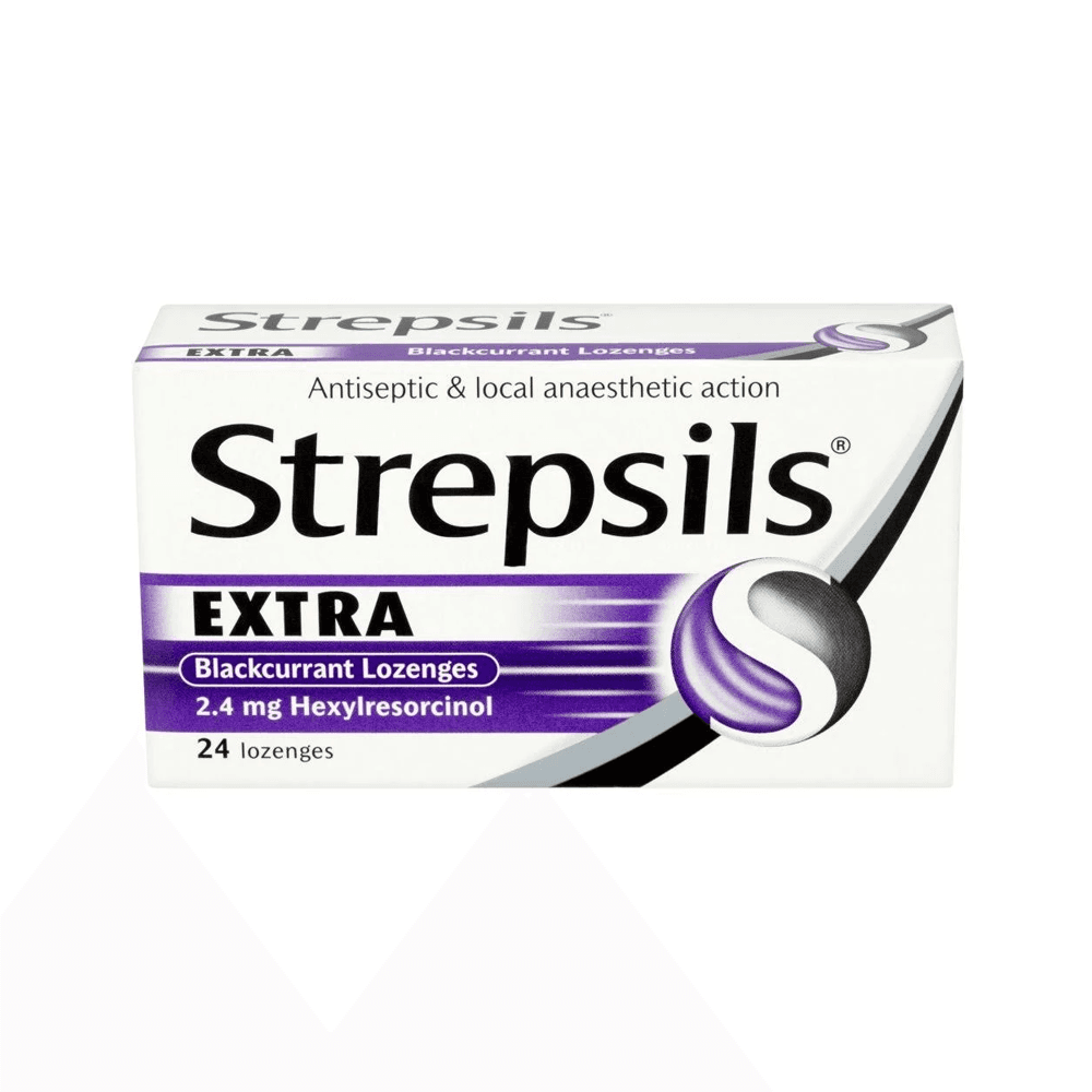 Strepsils Extra Blackcurrant Lozenges 24 Piece