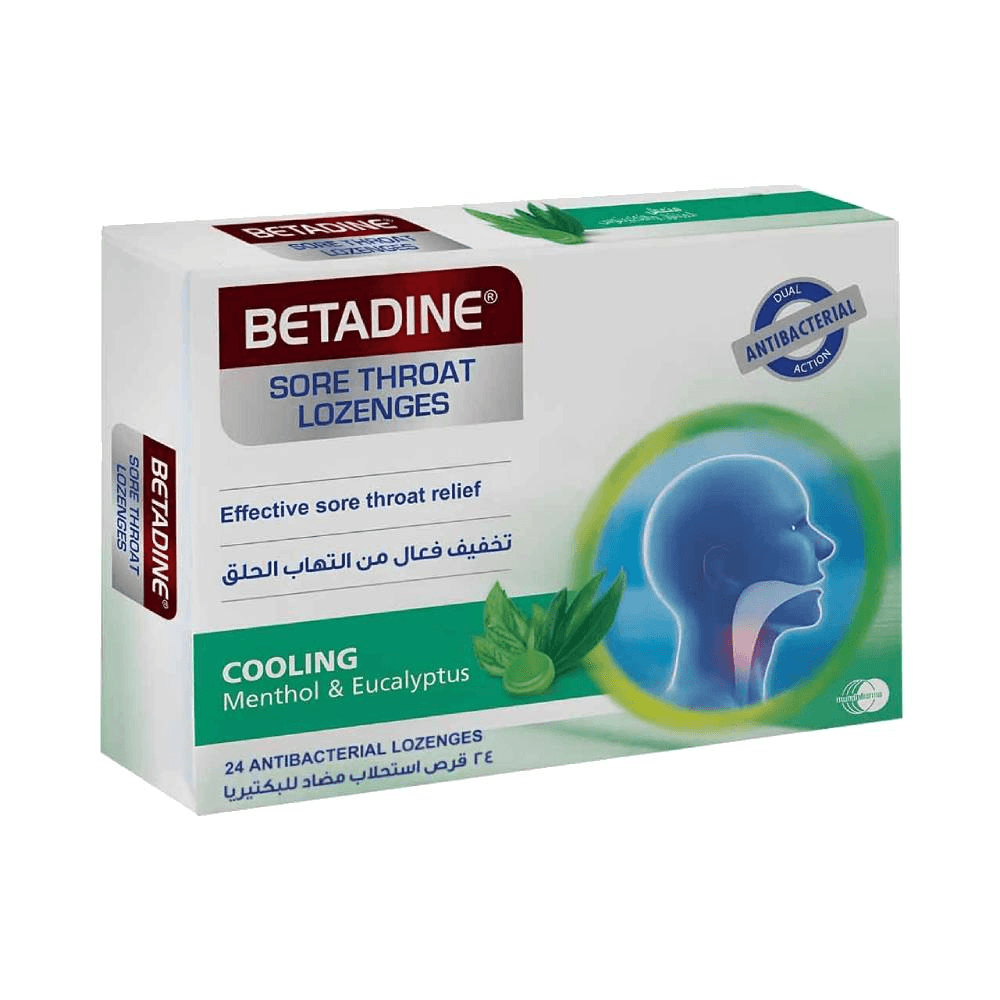 Betadine Menthol & Eucalyptus Lozenges 24Pcs