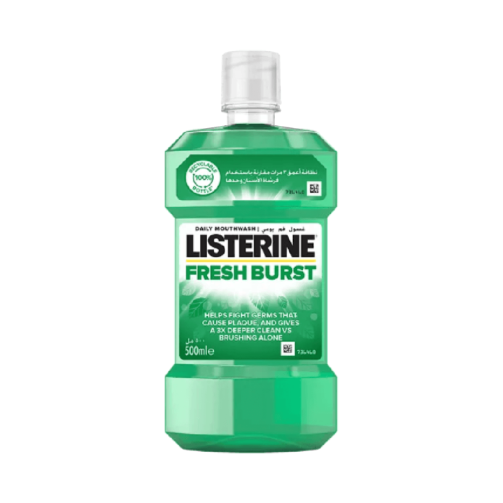 Listerine Fresh Burst Mouthwash 500ml