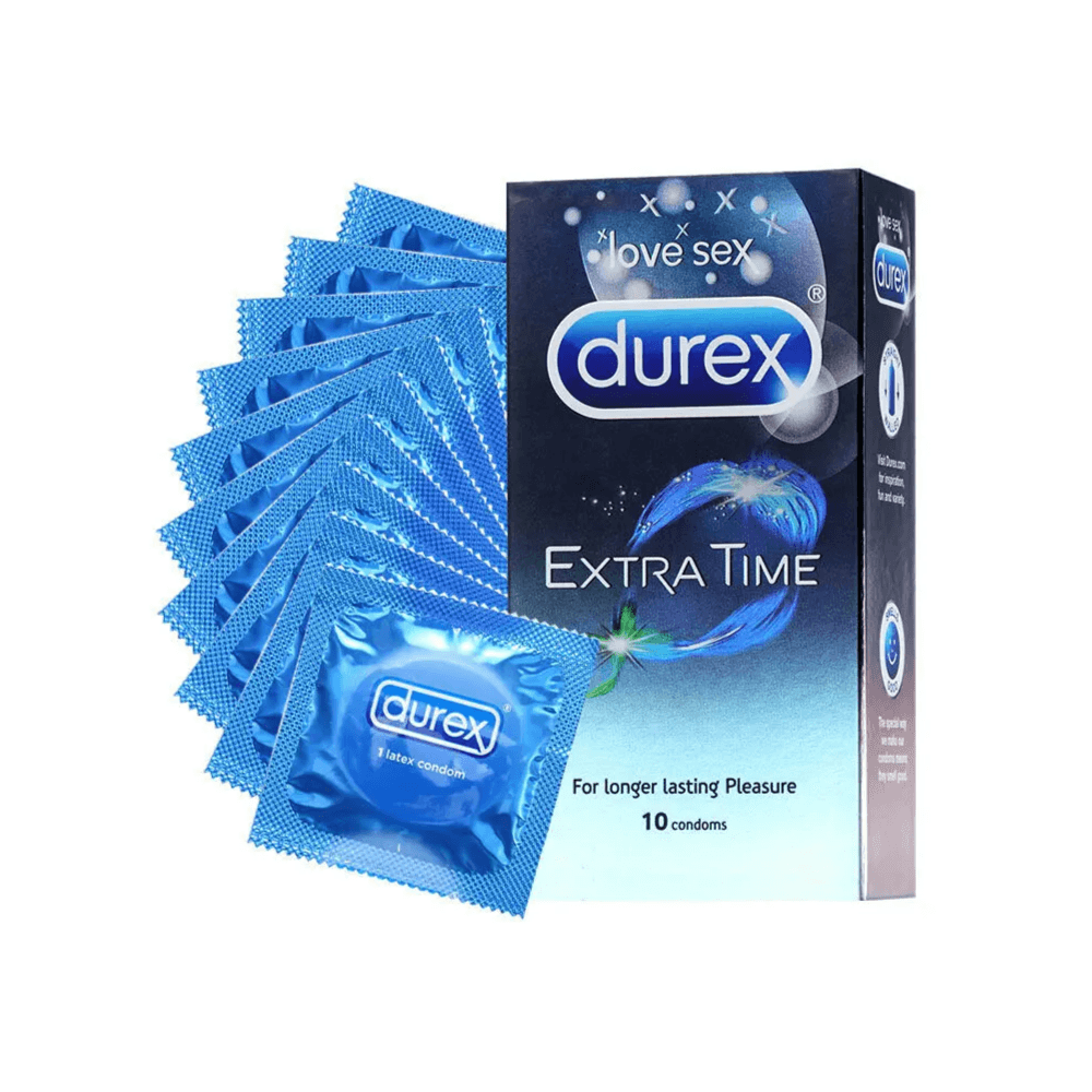Durex Extra Time Condoms 10Pcs