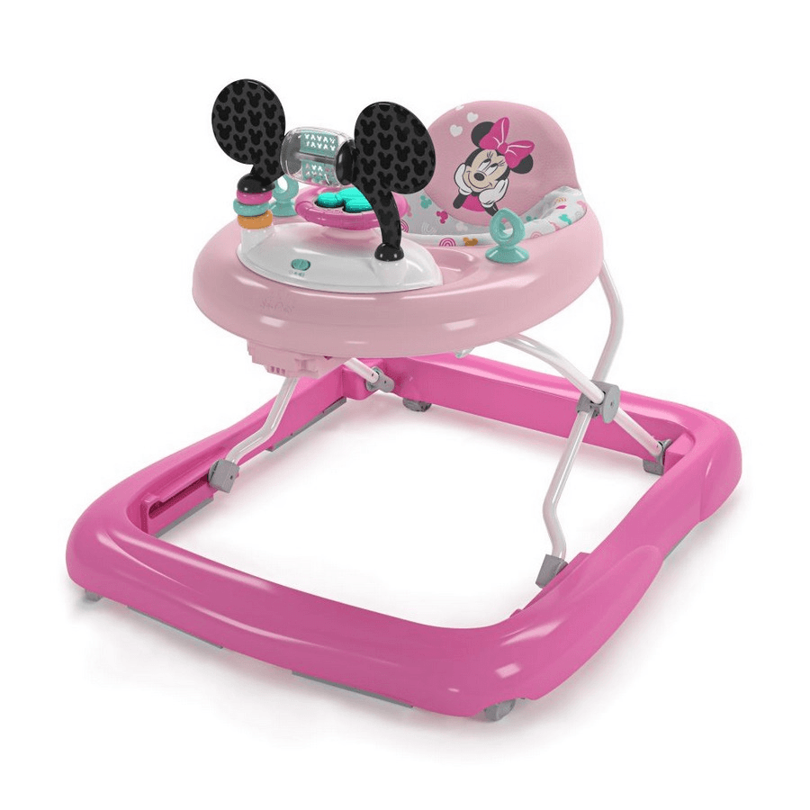 Bright Starts Minnie Mouse Tiny Trek Walker Forever Besties 2 In1 Walker