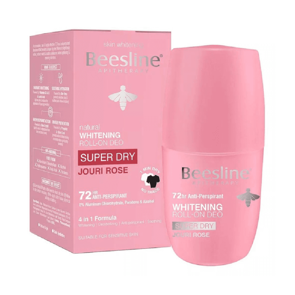 Beesline Whitening Super Dry Jouri Rose Roll On Deodorant 50ml