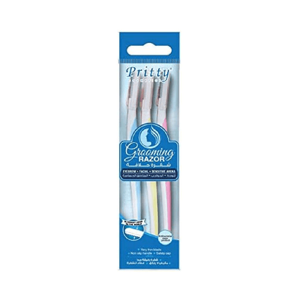 Pritty Grooming Razor For Sensitive Areas 3Pcs